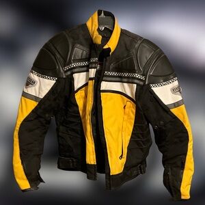 FirstGear Men's Black and Yellow Performance Jacket